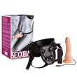 SEXXBIAN Strap-on 6,5 - felcsatolható vibrátor (natúr)