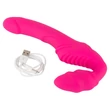 Double2Teaser - felcsatolható vibrátor tartópánt nélkül (pink)