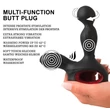 You2Toys Massager - forgó, melegítő prosztata vibrátor (fekete)