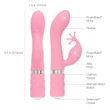 Pillow Talk Kinky - akkus, 2 motoros G-pont vibrátor (pink)