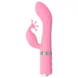 Pillow Talk Kinky - akkus, 2 motoros G-pont vibrátor (pink)