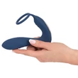 You2Toys Prostate Plug - anál vibrátor péniszgyűrűvel (kék)