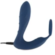 You2Toys Prostate Plug - anál vibrátor péniszgyűrűvel (kék)