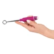 You2Toys Loop - fém csiklóvibrátor (ezüst-pink)