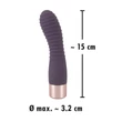 You2Toys Elegant Flexy - akkus, redős G-pont vibrátor (lila)