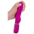 XOUXOU - akkus, csiklókaros, bordás vibrátor (pink)