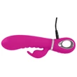 XOUXOU - akkus, csiklókaros, bordás vibrátor (pink)