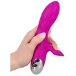 XOUXOU - akkus, csiklószívós G-pont vibrátor (pink)