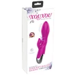 XOUXOU - akkus, csiklószívós G-pont vibrátor (pink)