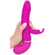 XOUXOU Cumshot - akkus, csiklókaros, spriccelő vibrátor (pink)