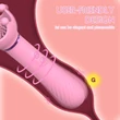 Sunfo - 2in1 mellbimbó vibrátor (pink)