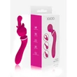 Lonely 2in1 – masszírozó és G-pont vibrátor 3 feltéttel (pink)