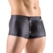 Svenjoyment - strasszos cipzáras matt boxer (fekete)