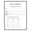 Petite Noir Exclusive - csíkos melltartó szett (fekete)