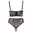 Cottelli Plus Size – melltartó szett (piros)