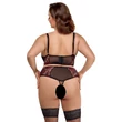 Cottelli Plus Size – melltartó szett (piros)