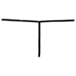 NO:XQSE - Nyitott csipke tanga - fekete (S-L)