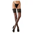 Cottelli Plus Size - combfix 15cm széles csipkés (fekete)