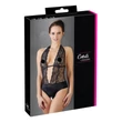 Cottelli - Csipkés, nyakpántos body (fekete)