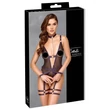 Cottelli Bondage - nyitott body és kar bilincs (fekete)