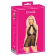 Kissable - nyakpántos, csipke babydoll (fekete)