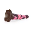 Bad Horse - szilikon ló pénisz dildó - 24cm (barna-pink)