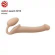 Strap-on-me M - pánt nélküli felcsatolható dildó - közepes (natúr)