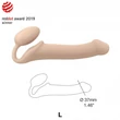 Strap-on-me L - tartópánt nélküli felcsatolható dildó - nagy (natúr)