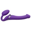 Strap-on-me M - felcsatolható vibrátor pánt nélkül (lila)