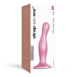 Strap-on-me Curvy L - hullámos, talpas dildó (pink)