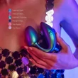 Wonderlover - csiklóizgató G-pont vibrátor (metál zöld)