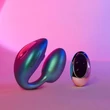 Wonderlover - csiklóizgató G-pont vibrátor (metál zöld)