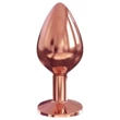 Dorcel Diamond Plug M - alumínium anál plug (rosegold)