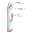 Dorcel Flexi Rabbit - melegítő csiklókaros vibrátor (fehér)