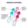 Satisfyer V Balls - gésagolyó duó szett (3 részes)