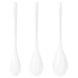 Satisfyer Yoni Power 1 - gésagolyó szett - fehér (3 részes)