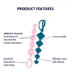 Satisfyer Love Beads - gyöngyös anál dildó szett - színes (2 részes)
