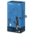 Satisfyer Heat Climax+ – okos, melegítő anál vibrátor (fekete)