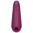 Satisfyer Curvy 1+ - okos léghullámos csiklóizgató (piros)