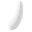 Satisfyer Curvy 1+ - okos léghullámos csiklóizgató (fehér)