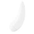 Satisfyer Curvy 2+ - okos, léghullámos csiklóizgató vibrátor (fehér)