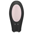 Satisfyer Double Joy - okos vízálló párvibrátor (fekete)