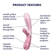 Satisfyer Hot Lover - okos vibrátor (pink)