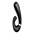 Satisfyer Heat Wave - okos, melegítő, karos vibrátor (fekete)