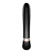 Satisfyer Heat Wave - okos, melegítő, karos vibrátor (fekete)