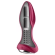 Satisfyer Rotator Plug 2 - akkus, gyöngyös anál vibrátor (piros)