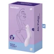 Satisfyer Curvy Trinity 2 - léghullámos 2in1 vibrátor (lila)