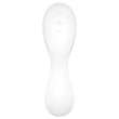 Satisfyer Curvy Trinity 5+ - okos 2in1 vibrátor (fehér)
