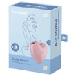 Satisfyer Cutie Heart - akkus léghullámos csikló vibrátor (pink)