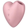 Satisfyer Cutie Heart - akkus léghullámos csikló vibrátor (pink)